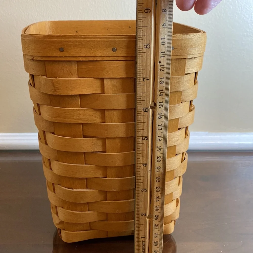 Longaberger Medium Spoon basket Hand oven Dresden, Ohio USA 1996